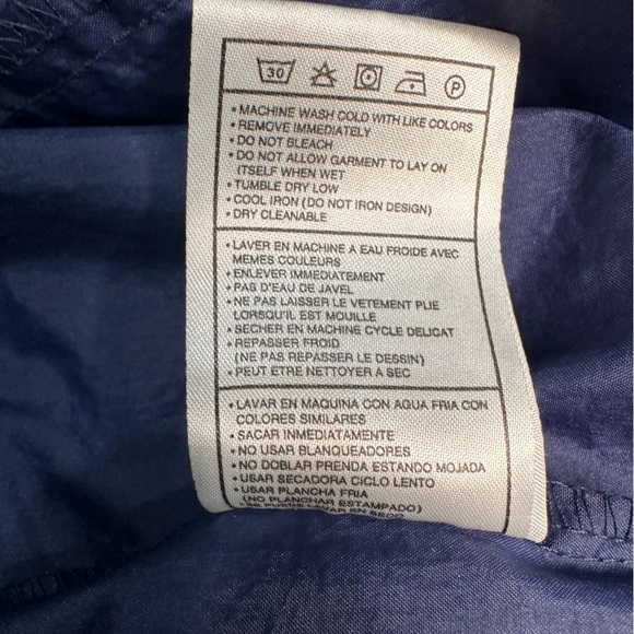 Vintage NIKE Blue Mens Jacket XL RN# 56323 CA# 05553 Windbreaker Full Zip - Picture 15 of 16